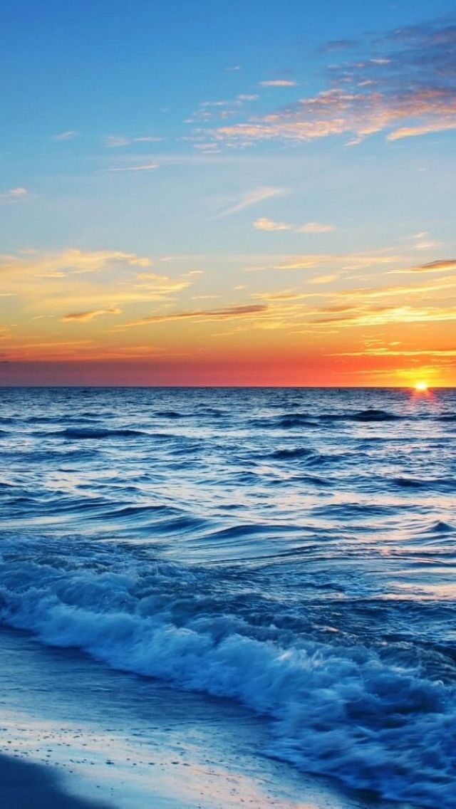 восход солнца на море обои айфон