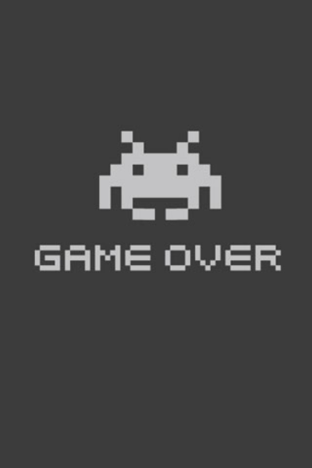 game over wallpaper iphone
