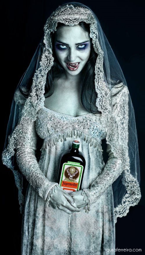 невеста вампир образ для фотосессии на хеллоувин