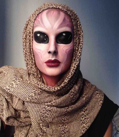 макияж инопланетянка