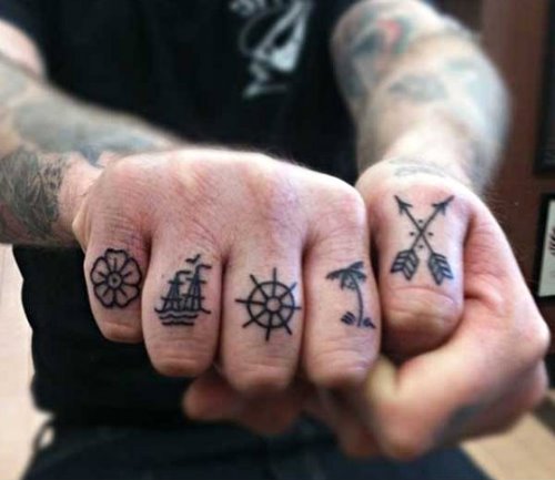 морские татуировки для мужчин