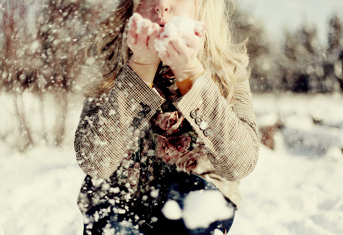 Девушка Зимой Фото Без Лица